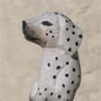 Dalmatiner hund, håndlavet kuglepen