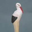 Stork, håndlavet kuglepen